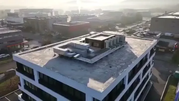 Video pregled strešnega HVAC sistema na objektu Tehrol